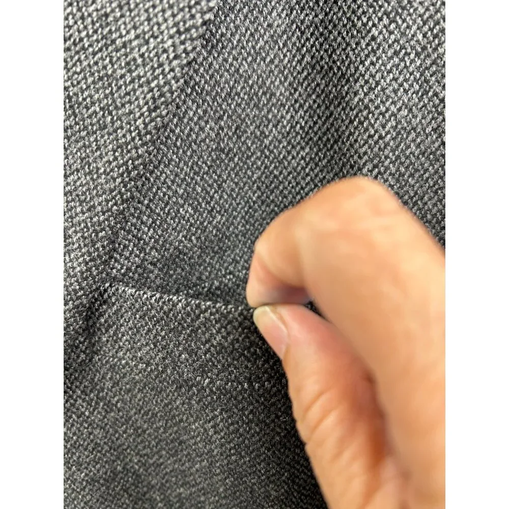 Brooks‎ Brothers Blazer Mens 42R Gray Wool Herringbone Made in Italy Fall/Winter